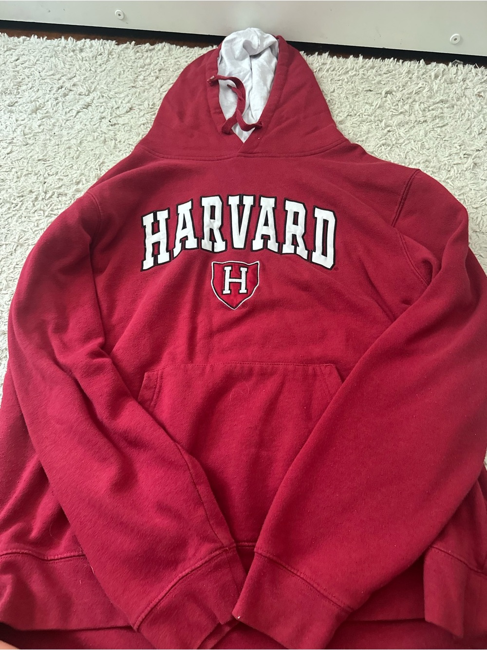 Stadium Athletics Red Harvard Crewneck Hoodie